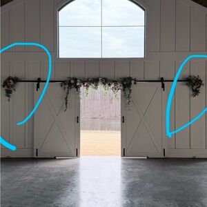2 Ling's Moment Wedding Artificial Welcome Sign Flowers Swag